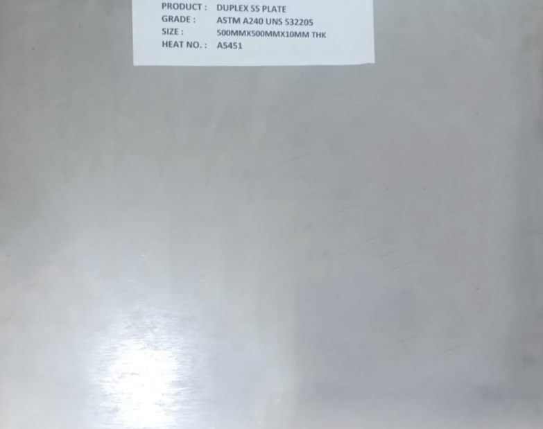 Duplex 2205 Stainless Steel Plate Duplex 2205 Stainless Steel Plate