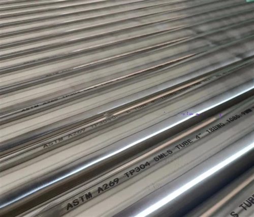 سعر أنابيب الفولاذ المقاوم للصدأ ASTM A269 TP304 BA